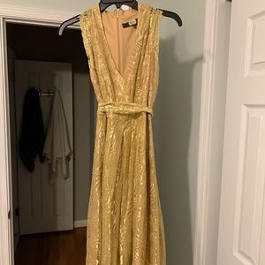 Gold dress